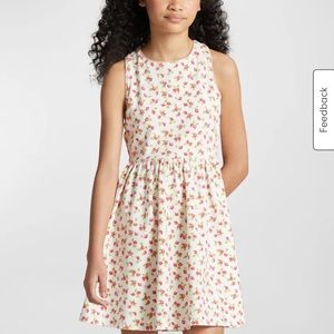 Girl's Strawberry-Print Jersey Dress, 14